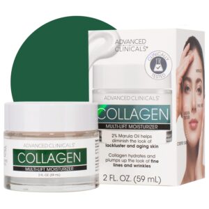 advanced clinicals colágeno face cream