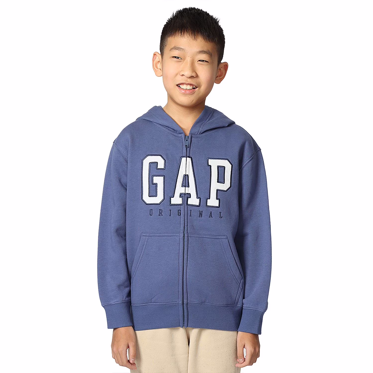 gap sudadera de forro polar con cremallera completa para niños gap sudadera de forro polar con cremallera completa para niños