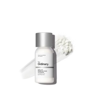 Personal Shopper the ordinary concentrado de tratamiento de manchas de acné de polvo a crema de azufre al 10%, reduce el tamaño de las espinillas y el enrojecimiento de los granos, 0.18 onzas