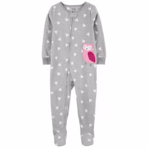 carter's pijama enterizo de felpa para bebés y niñas pequeñas