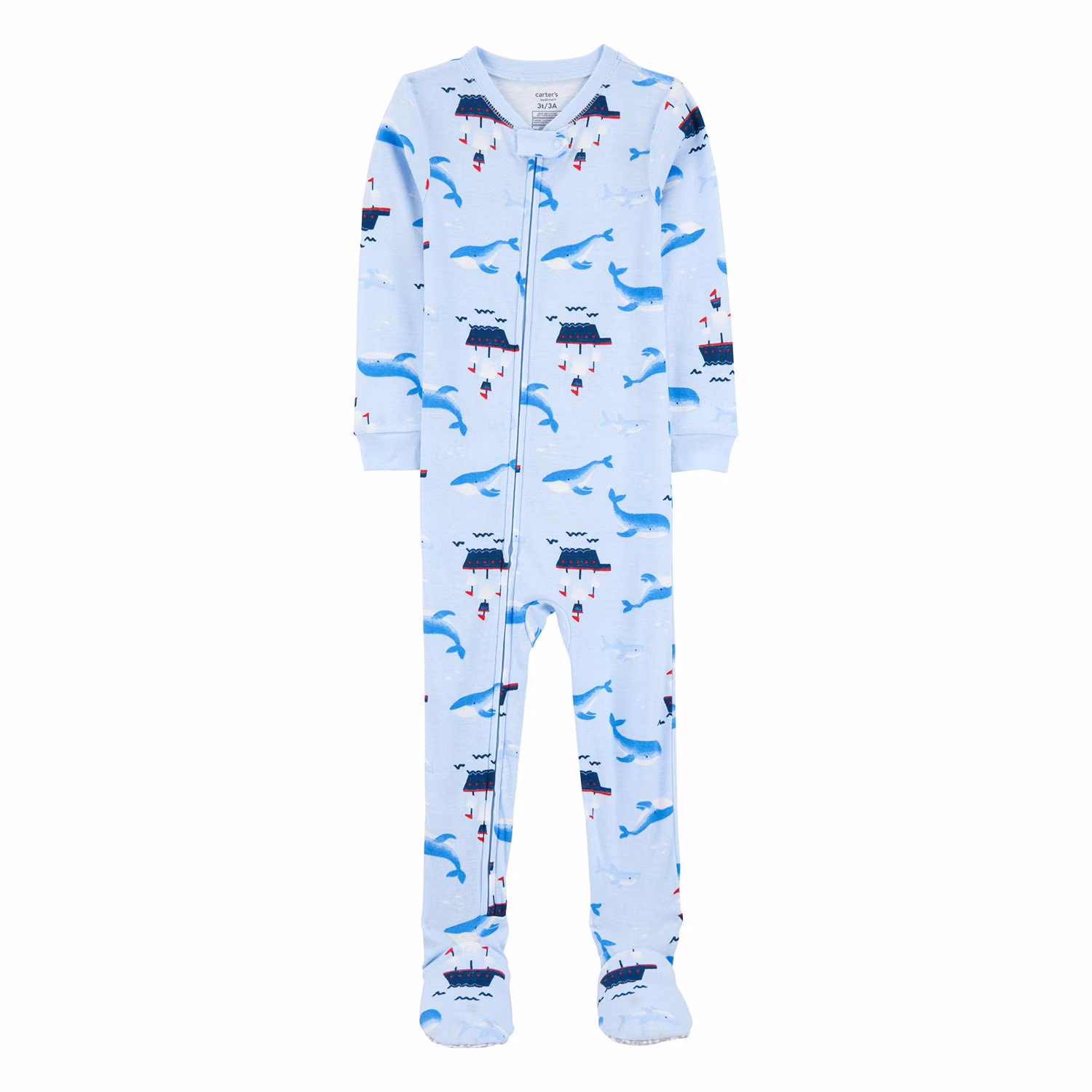 carter's pijama enterizo de algodón para niños pequeños