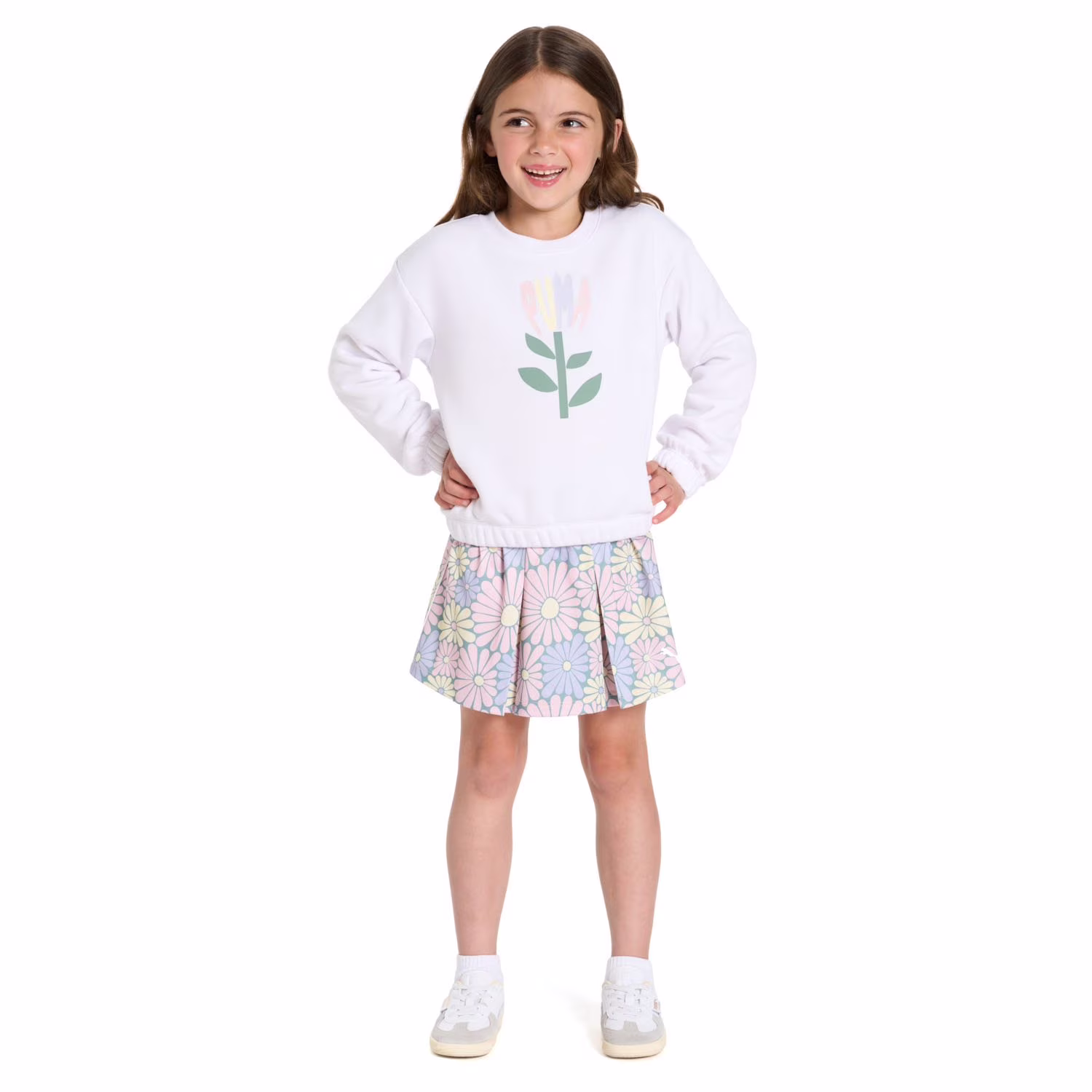 sudadera de cuello redondo para niñas wilson