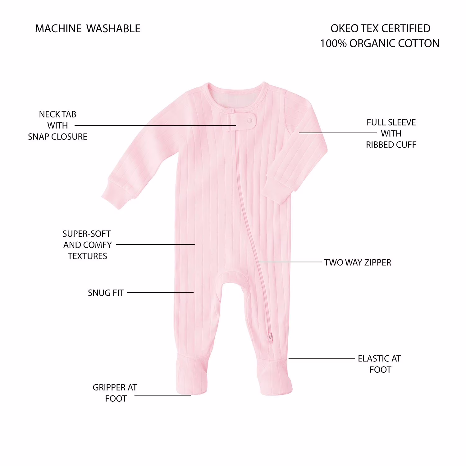 carter's pijama enterizo de algodón para niños pequeños