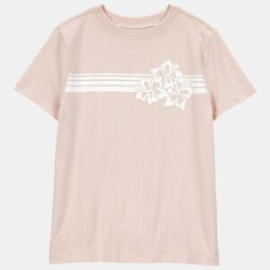 carters camiseta de manga corta con estampado "like clops" para niño gris