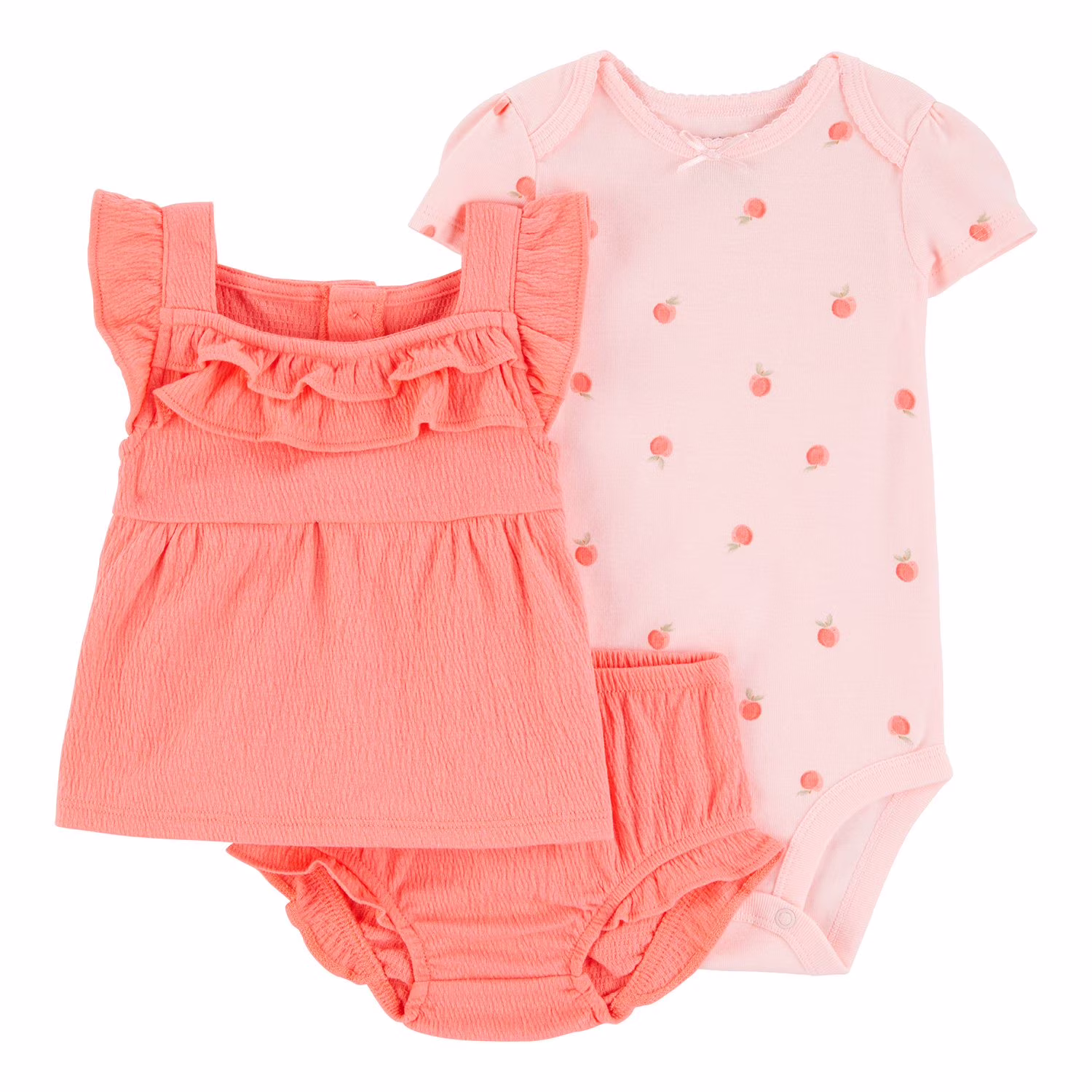 carter´s conjunto de cuadros morado 3 piezas