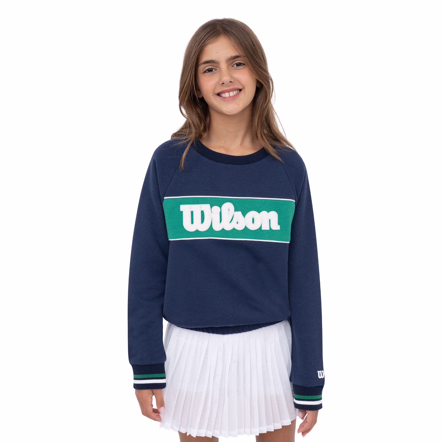 sudadera de cuello redondo para niñas wilson sudadera de cuello redondo para niñas wilson