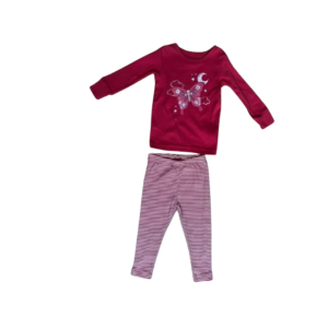 carter´s conjunto de pijama de mariposa 12 meses