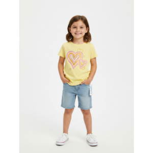 carters camiseta de manga corta con bolsillo para bebé niña rosa