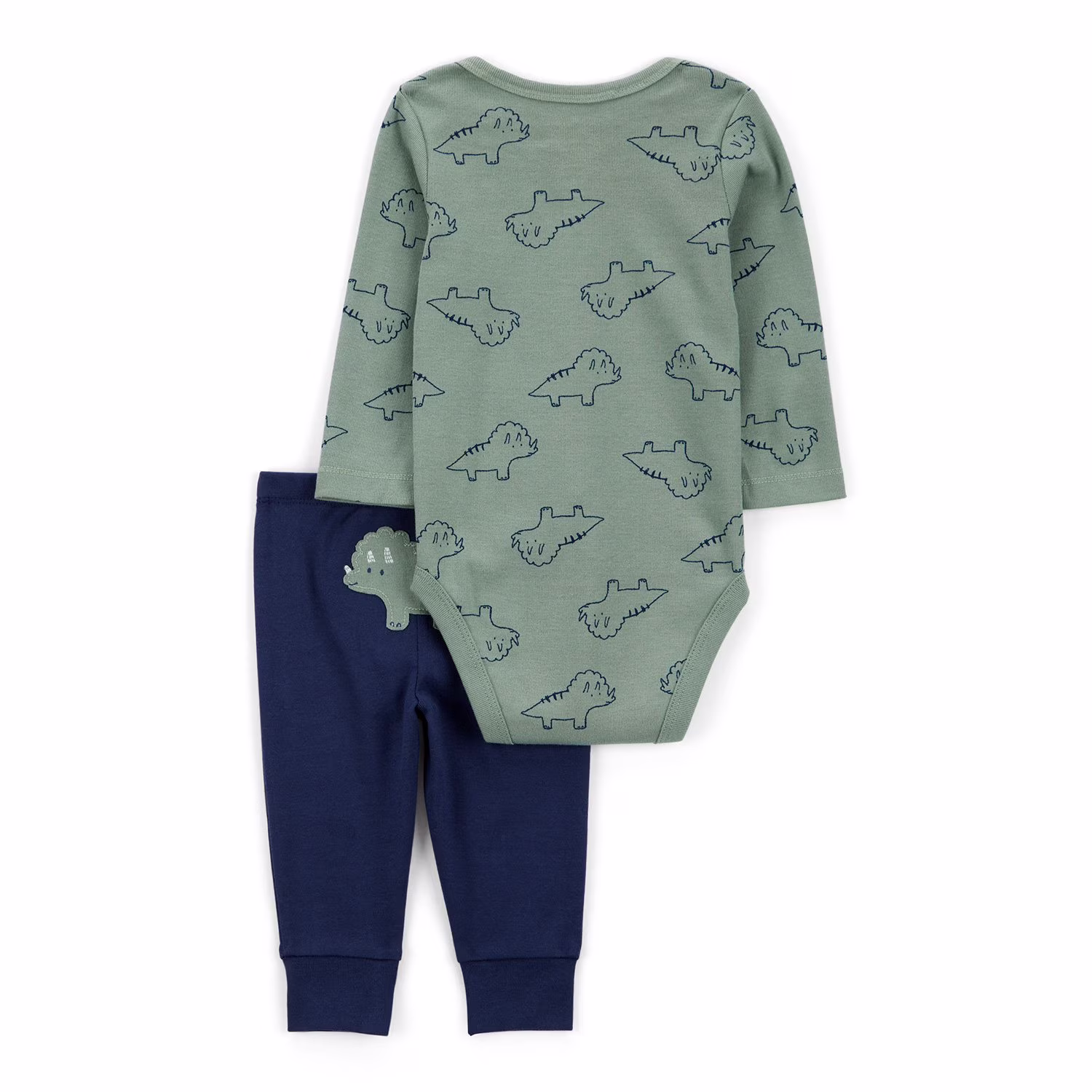 carter´s conjunto de flores verdes 3 piezas (