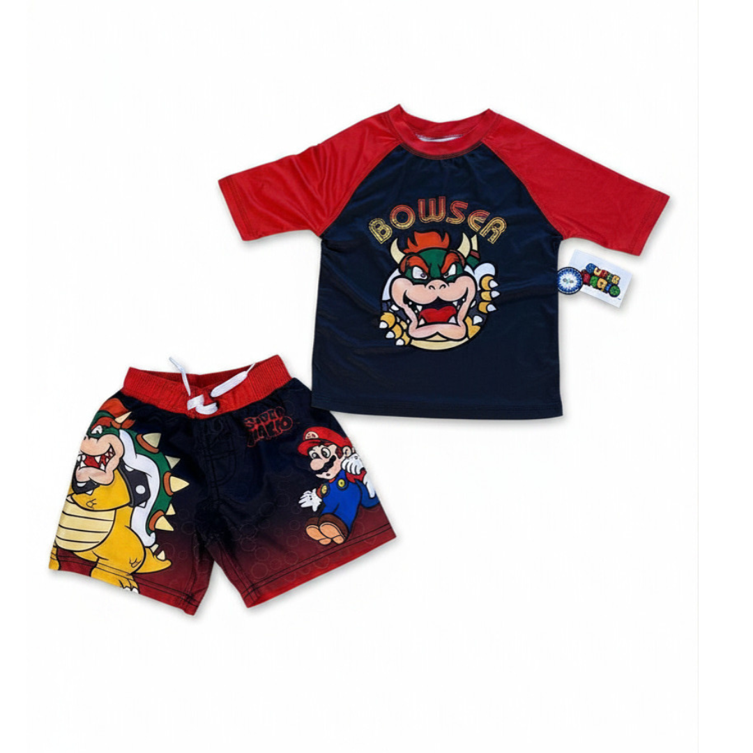 nintendo conjunto super mario sudadera y mono para niños nintendo conjunto super mario sudadera y mono para niños