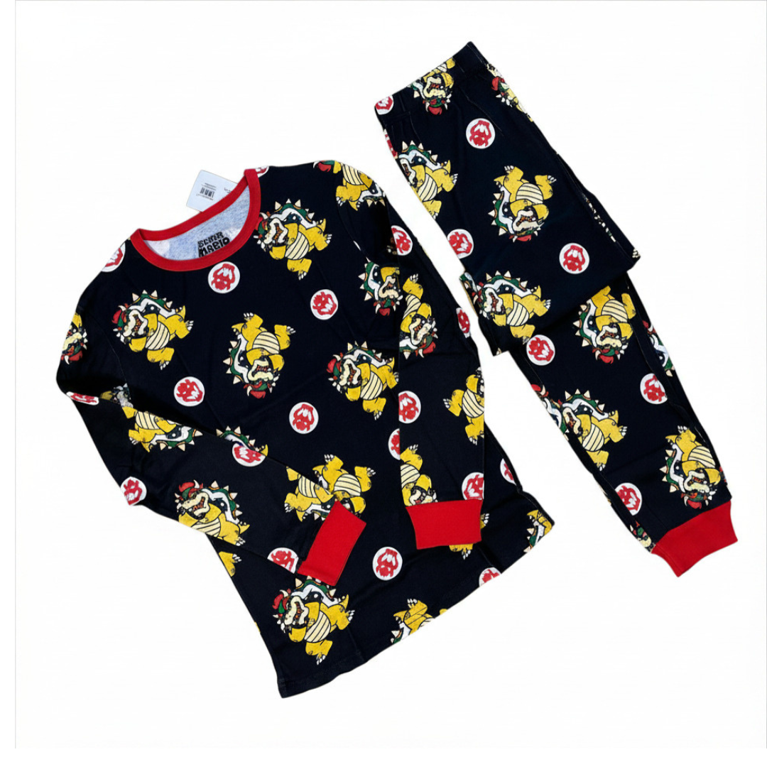 nintendo conjunto bowser sudadera con capucha y mono para niños nintendo conjunto bowser sudadera con capucha y mono para niños