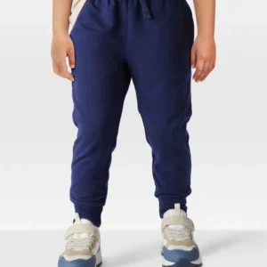 carterpantalones deportivos con cordón ajustable para niño pequeño azul