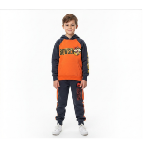 Sale nintendo conjunto bowser sudadera con capucha y mono para niños