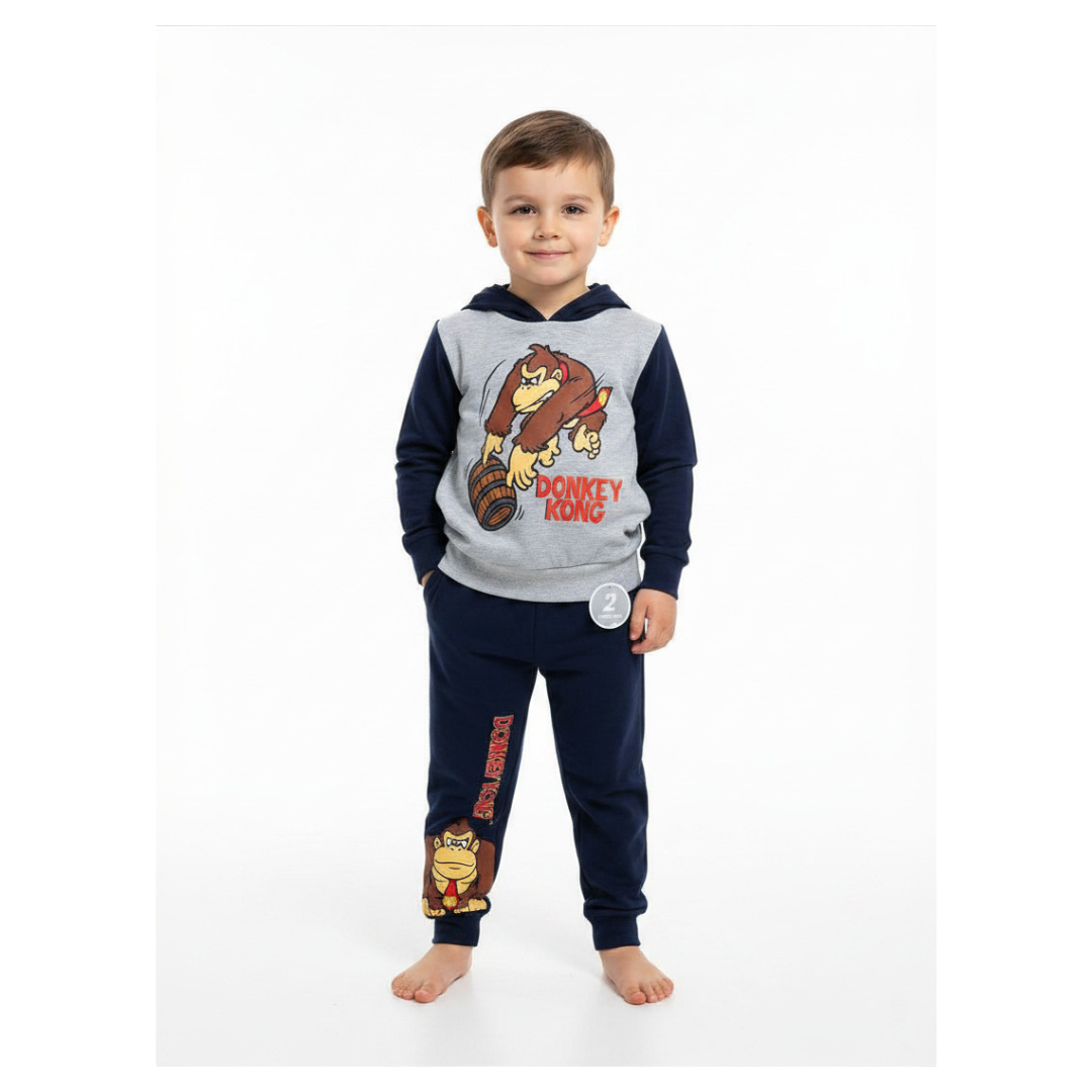 nintendo conjunto super mario sudadera y mono para niños nintendo conjunto super mario sudadera y mono para niños