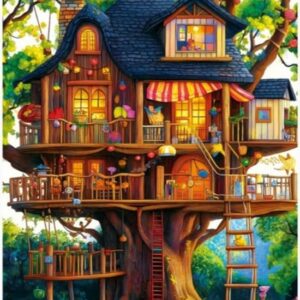 rompecabezas para adultos de 1000 piezas, rompecabezas de árbol de la vida de fantasía, rompecabezas duros desafiantes de plantas como decoración de la naturaleza (tamaño de la cobertiza: 20 x 15 pulgadas)