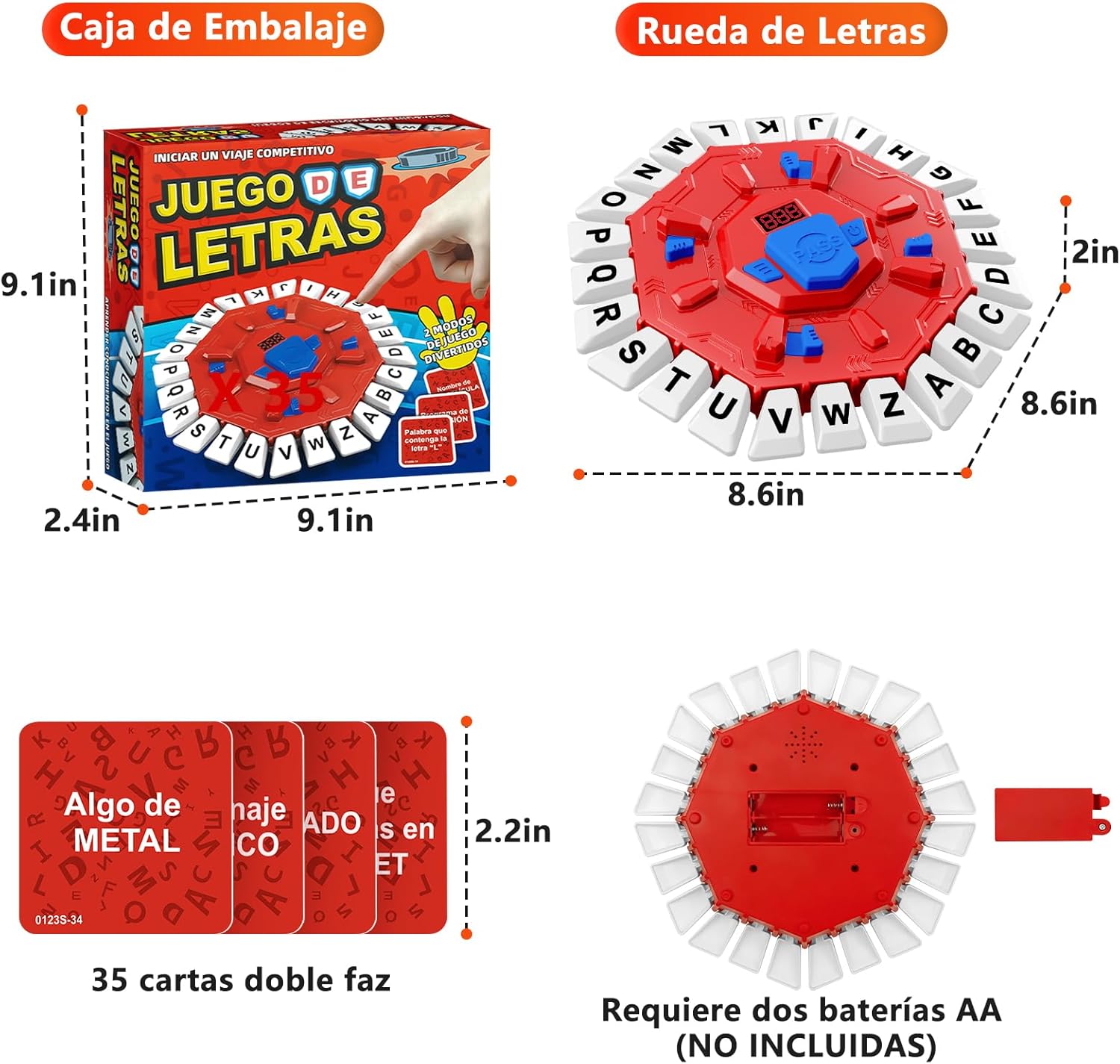 juego de mesa en español con pantalla digital y 2 modos de juego, 35 tarjetas doble cara, ideal para fiestas y aprendizaje interactivo juego de mesa en español con pantalla digital y 2 modos de juego, 35 tarjetas doble cara, ideal para fiestas y aprendizaje interactivo