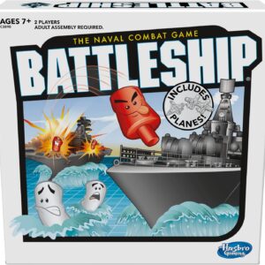 hasbro gaming juego de mesa de estrategia de batalla naval con aviones para edades de 7 años