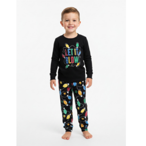 Sale pijama christmas pj place para bebé | diseño de bombillos navideños 6 9m