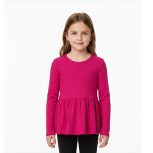 franela manga larga carter’s para niña | camiseta infantil cómoda