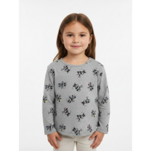 franela gap para niña | camiseta casual y moderna gris 18 24m
