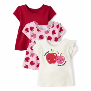 Sale The Children's Place Top de Manga Corta para Niñas Pequeñas
